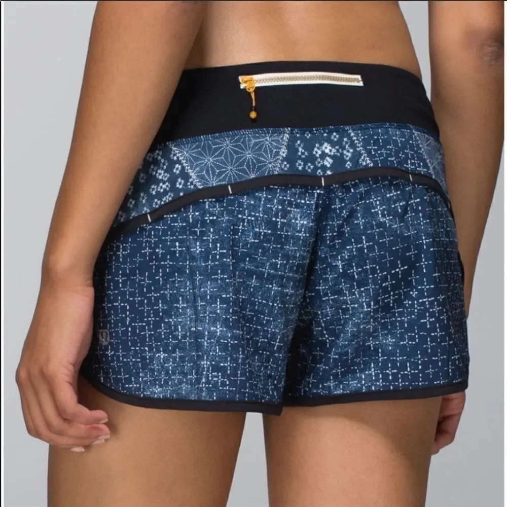RARE Lululemon Run: Speed Short *Sashiko